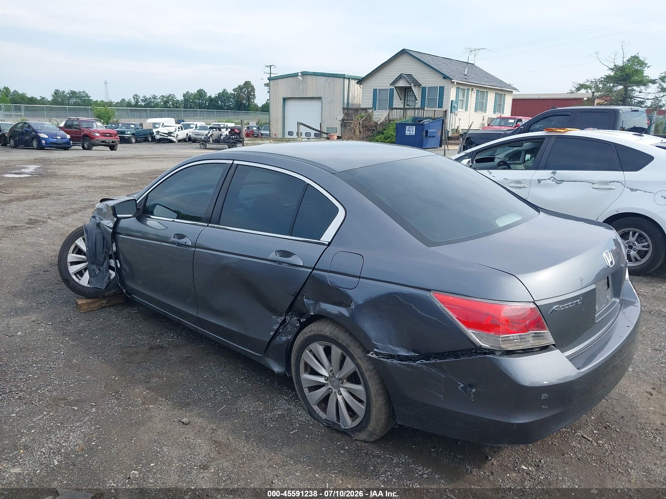2010 Honda Accord 2.4 Lx Gray vin: 1HGCP2F35AA196567