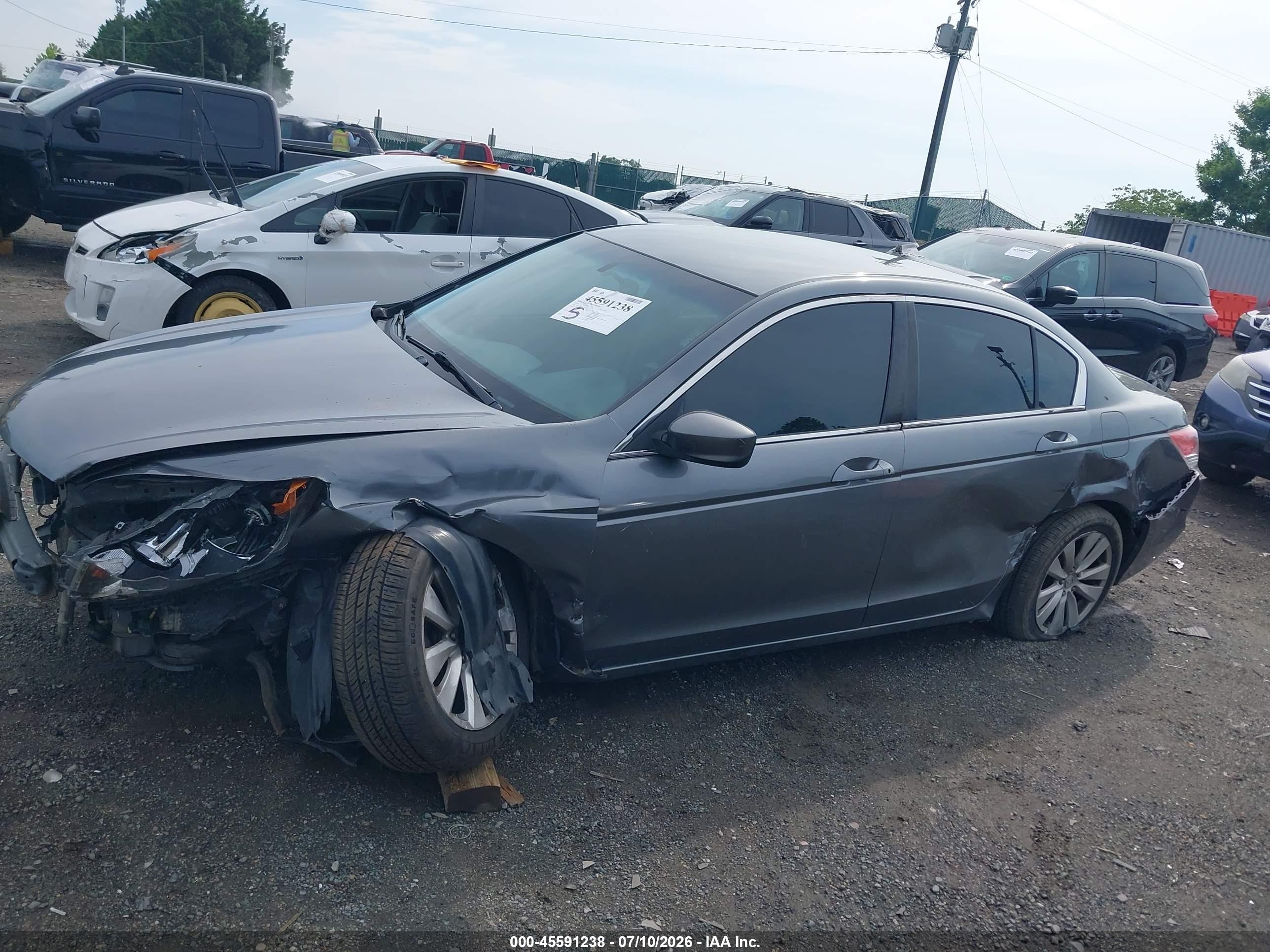 2010 Honda Accord 2.4 Lx Gray vin: 1HGCP2F35AA196567