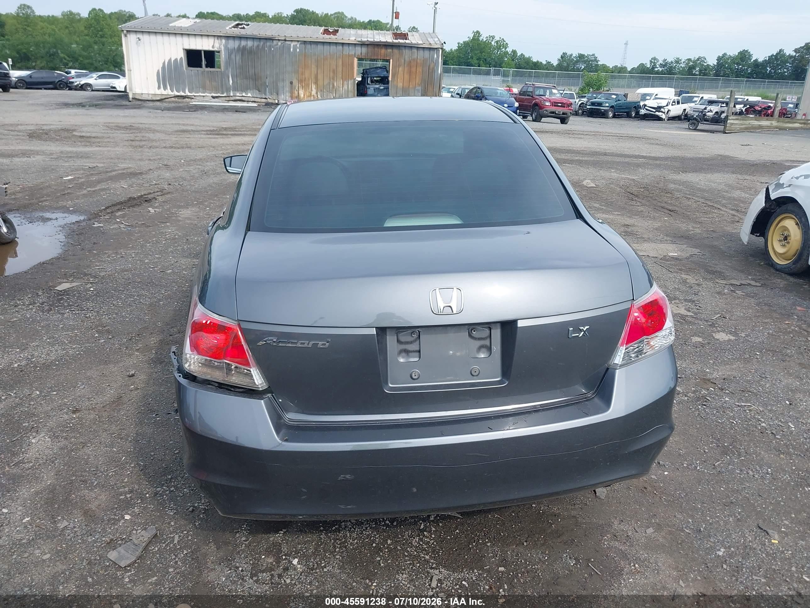 2010 Honda Accord 2.4 Lx Gray vin: 1HGCP2F35AA196567