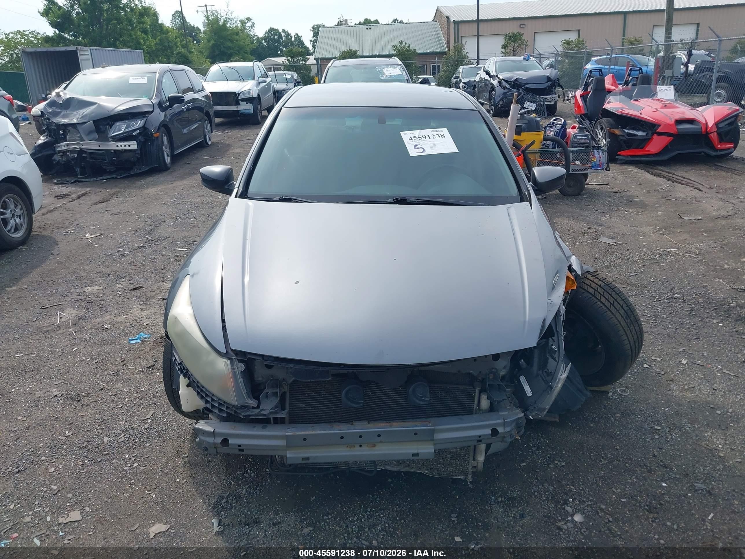 2010 Honda Accord 2.4 Lx Gray vin: 1HGCP2F35AA196567
