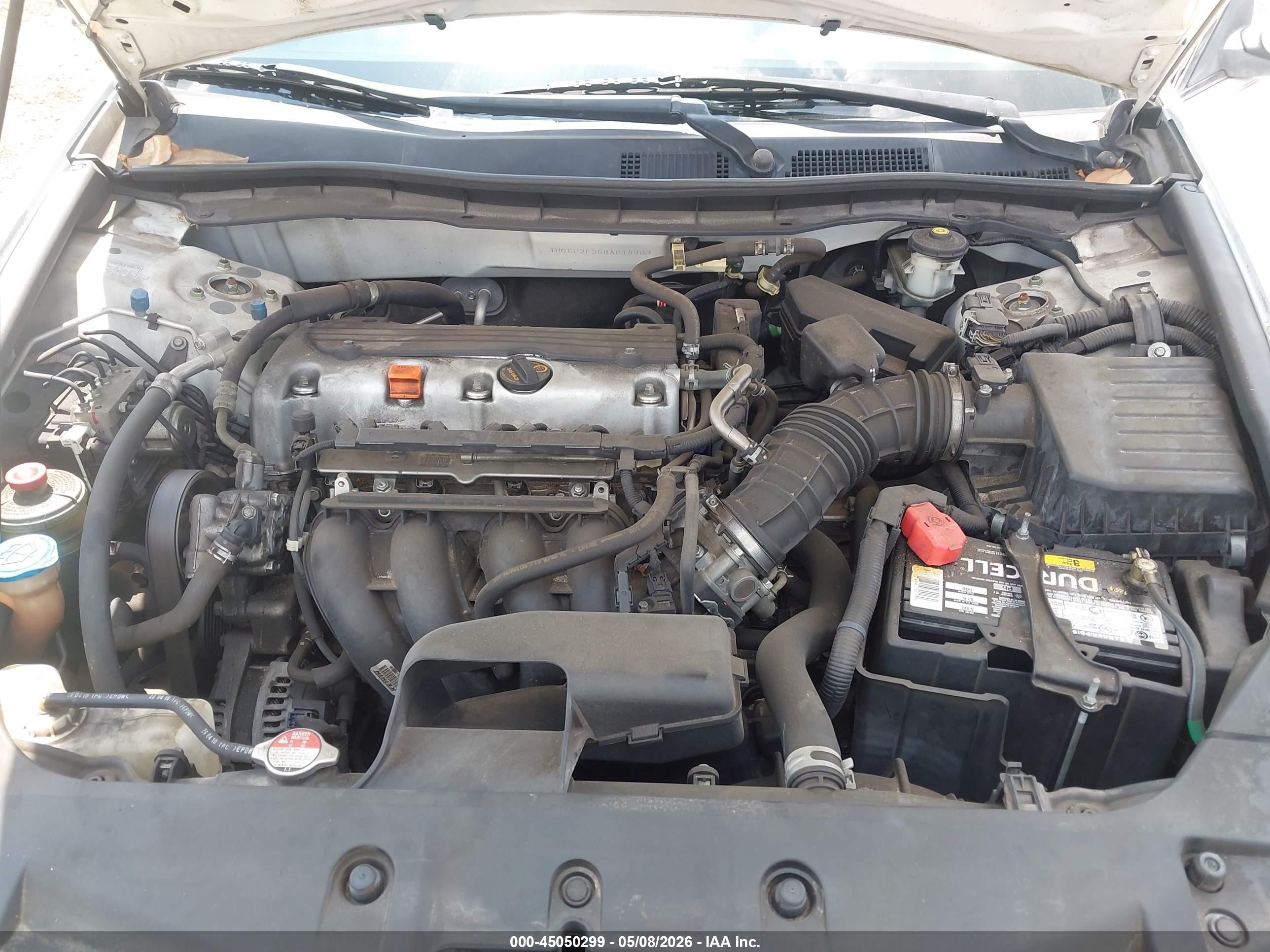 2011 Honda Accord 2.4 Lx White vin: 1HGCP2F35BA014903