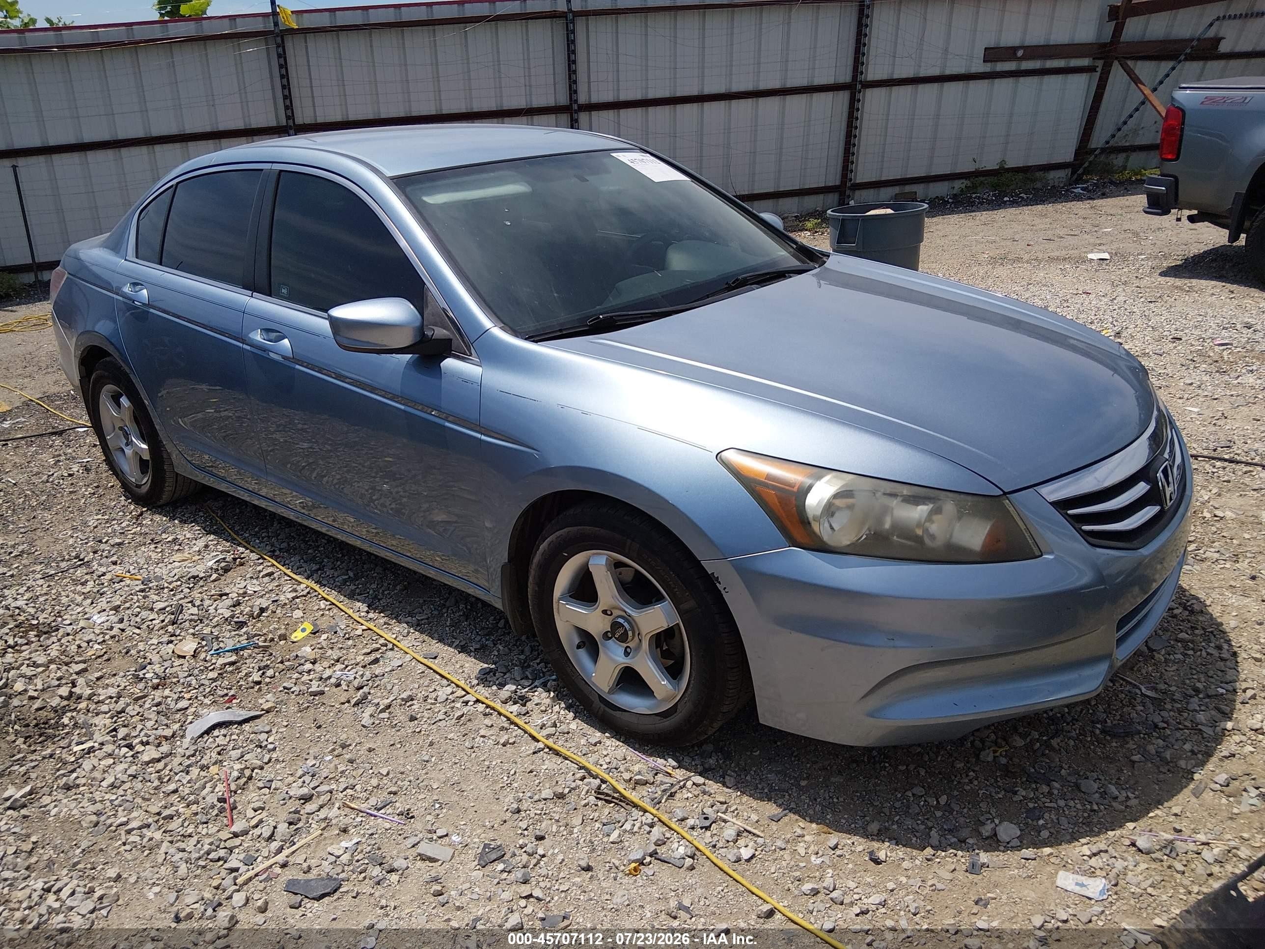 2011 Honda Accord 2.4 Lx Light Blue vin: 1HGCP2F35BA025772
