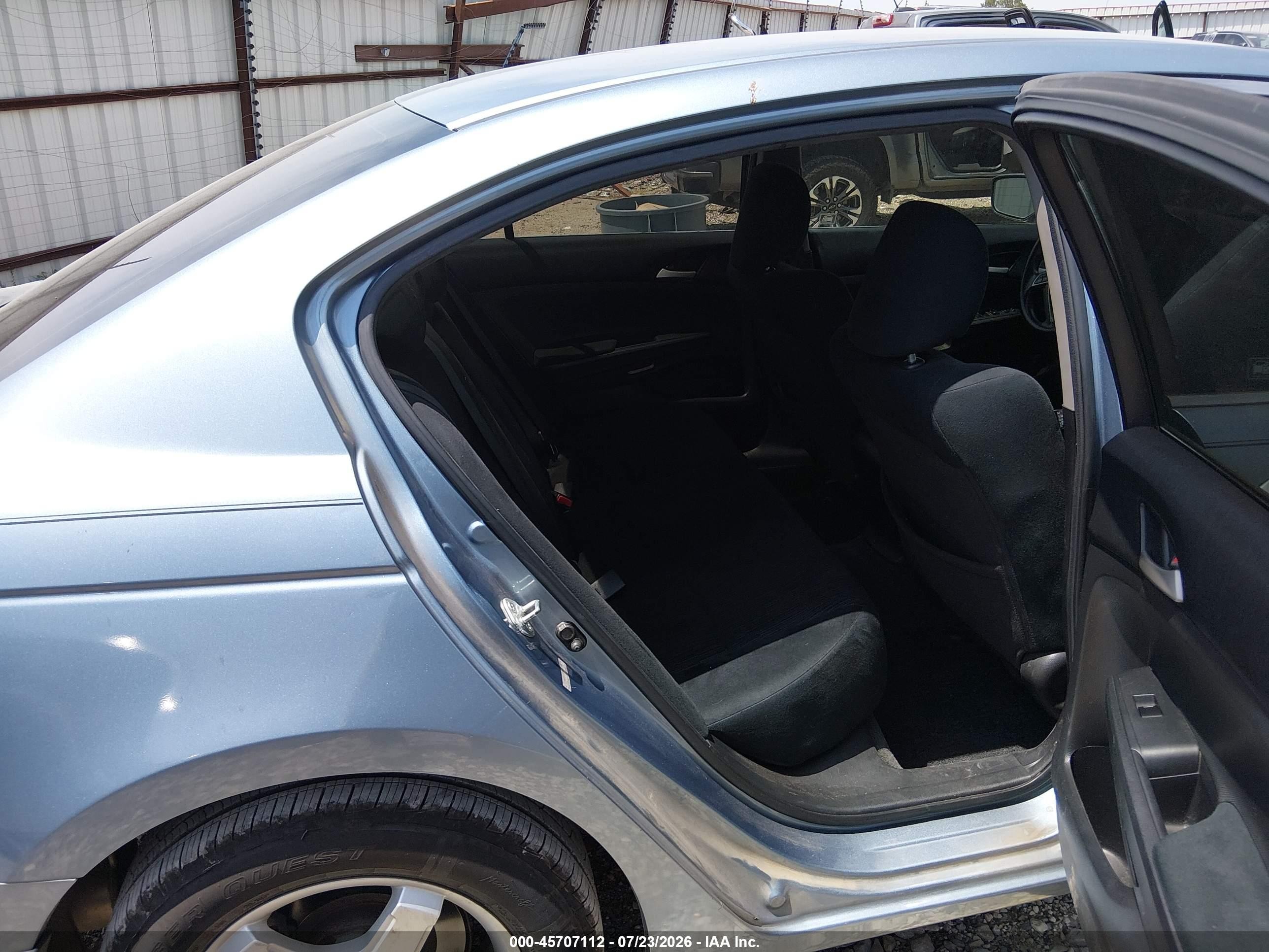 2011 Honda Accord 2.4 Lx Light Blue vin: 1HGCP2F35BA025772