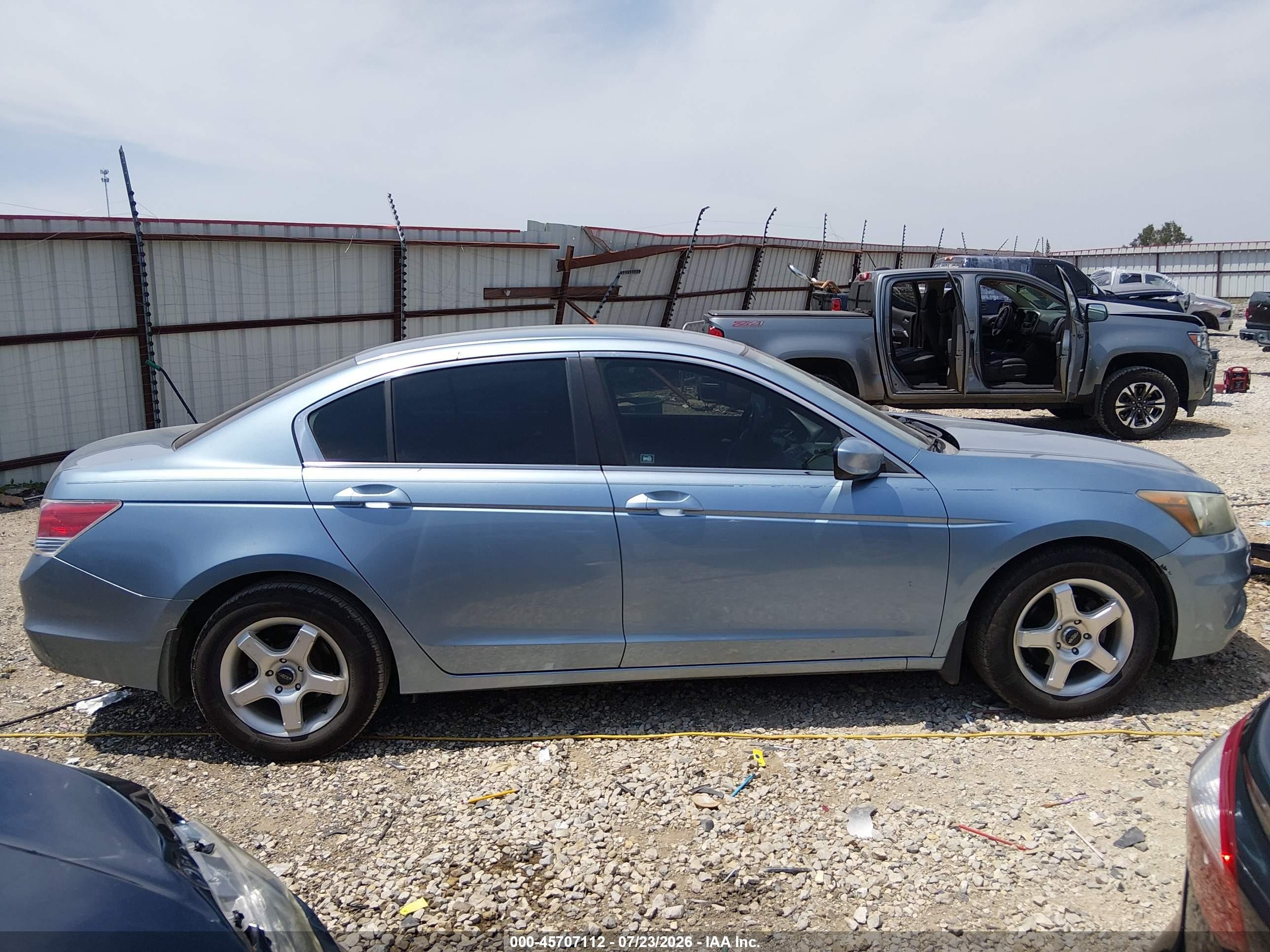 2011 Honda Accord 2.4 Lx Light Blue vin: 1HGCP2F35BA025772