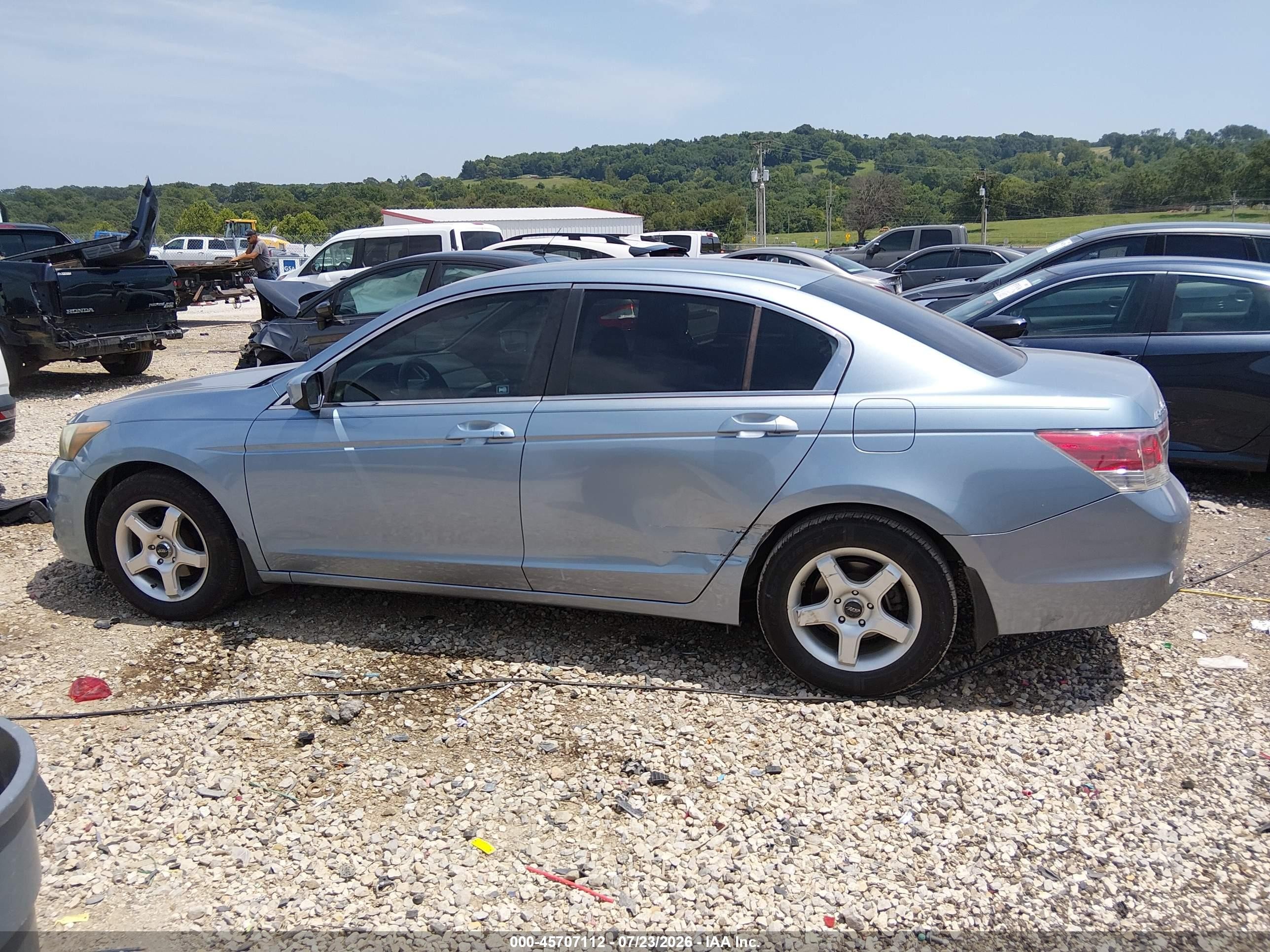 2011 Honda Accord 2.4 Lx Light Blue vin: 1HGCP2F35BA025772