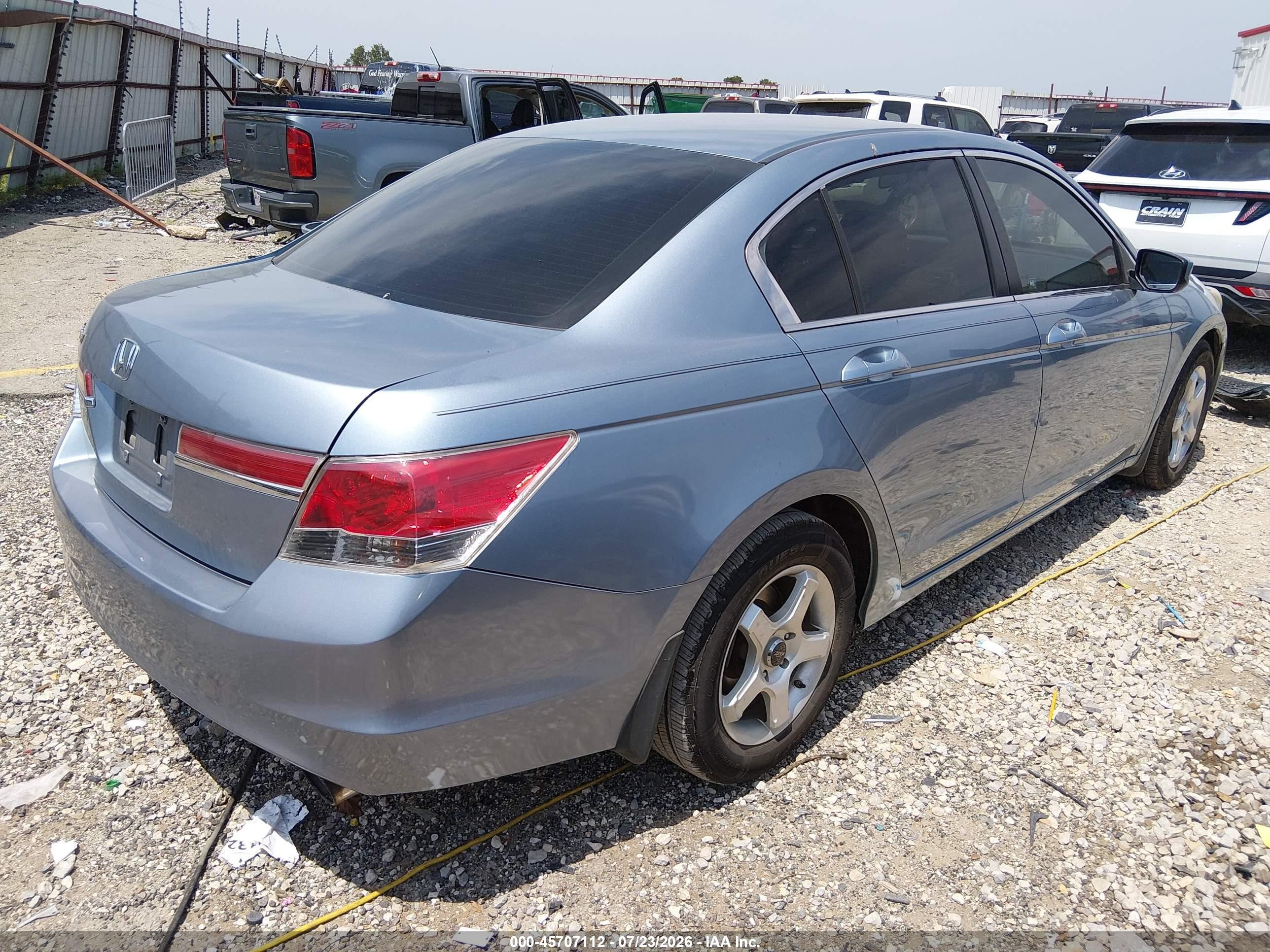 2011 Honda Accord 2.4 Lx Light Blue vin: 1HGCP2F35BA025772