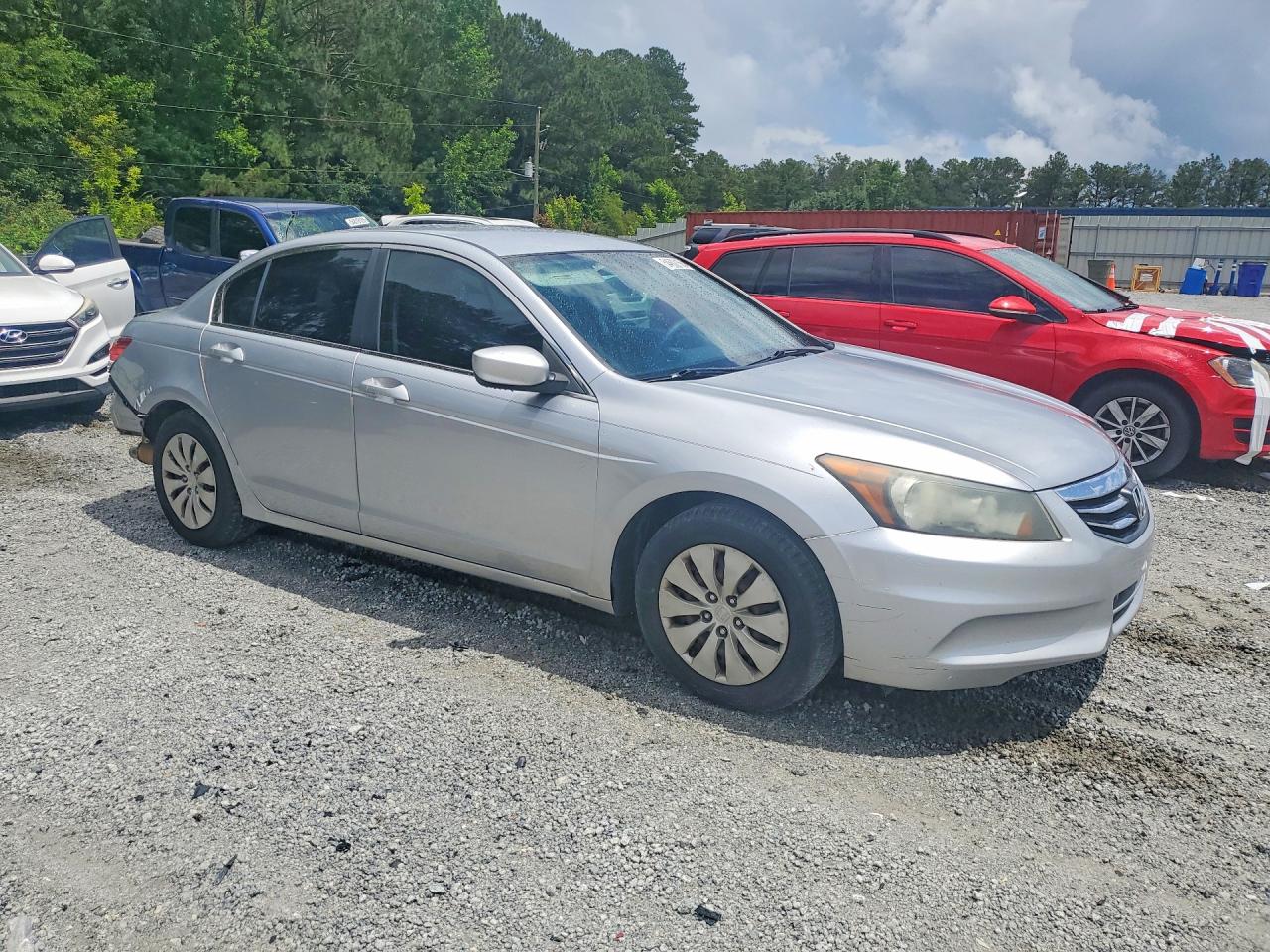2011 Honda Accord Lx Silver vin: 1HGCP2F35BA030650