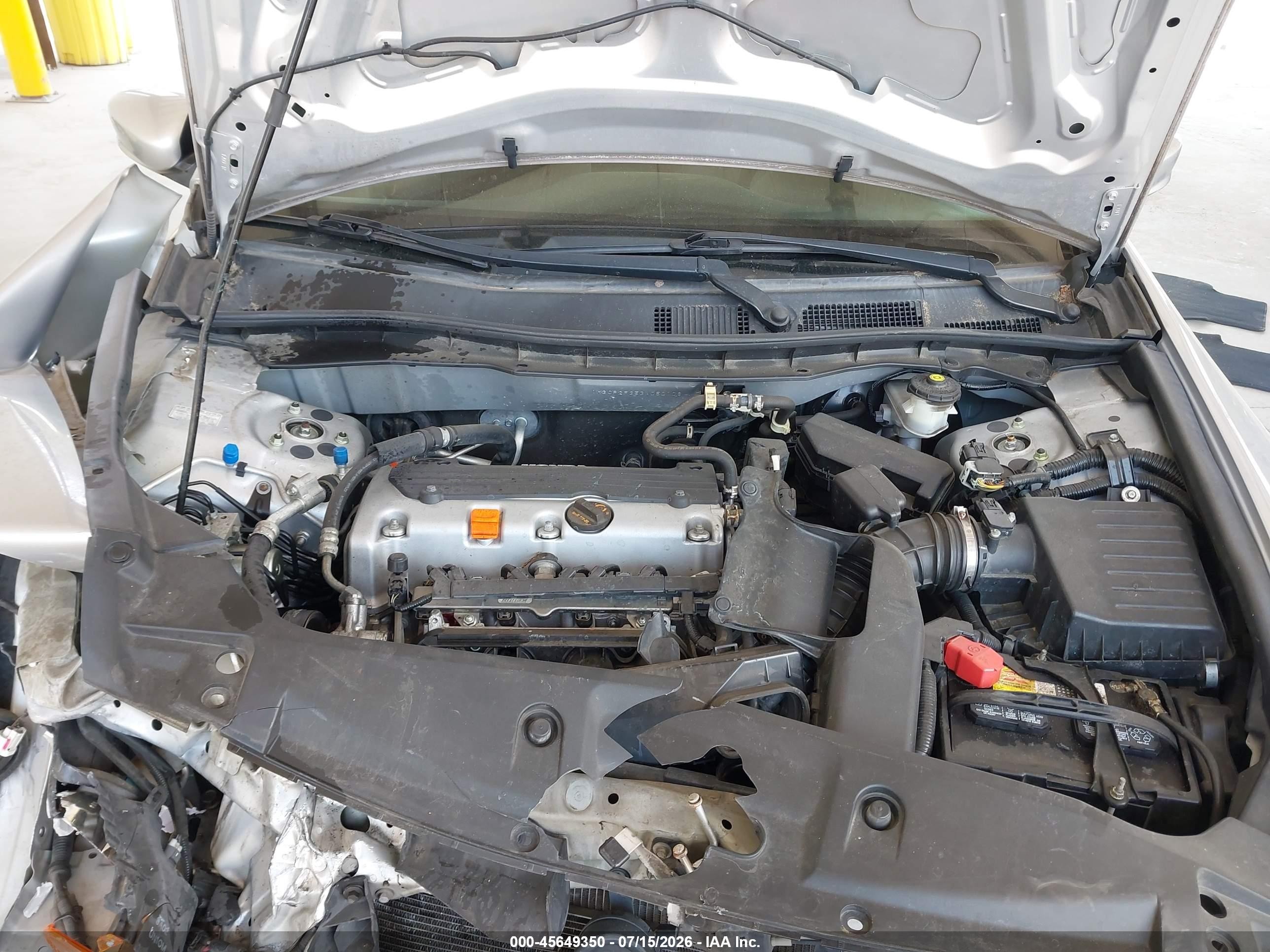 2011 Honda Accord 2.4 Lx Серебряный vin: 1HGCP2F35BA050106