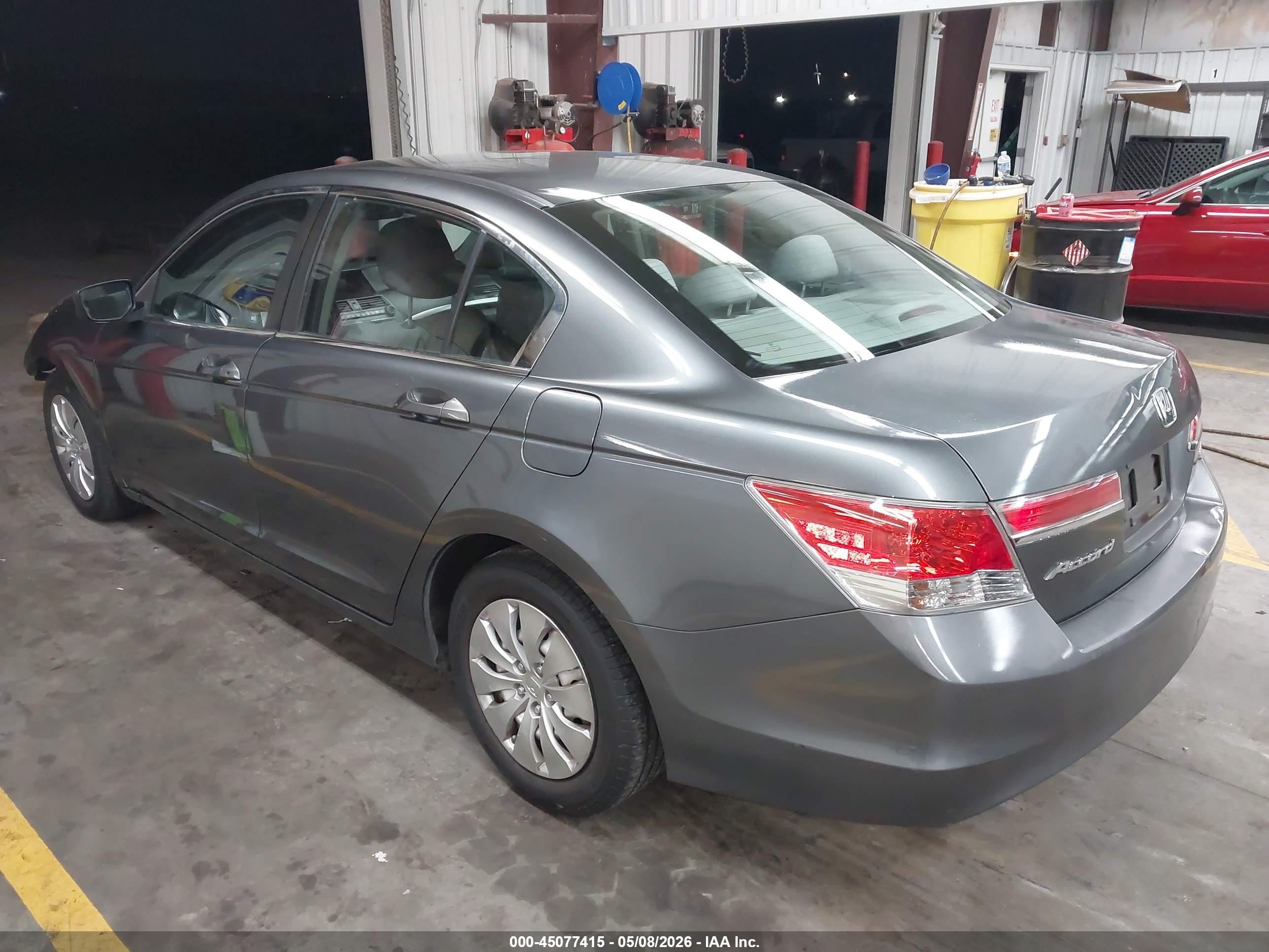2011 Honda Accord 2.4 Lx Gray vin: 1HGCP2F35BA053829