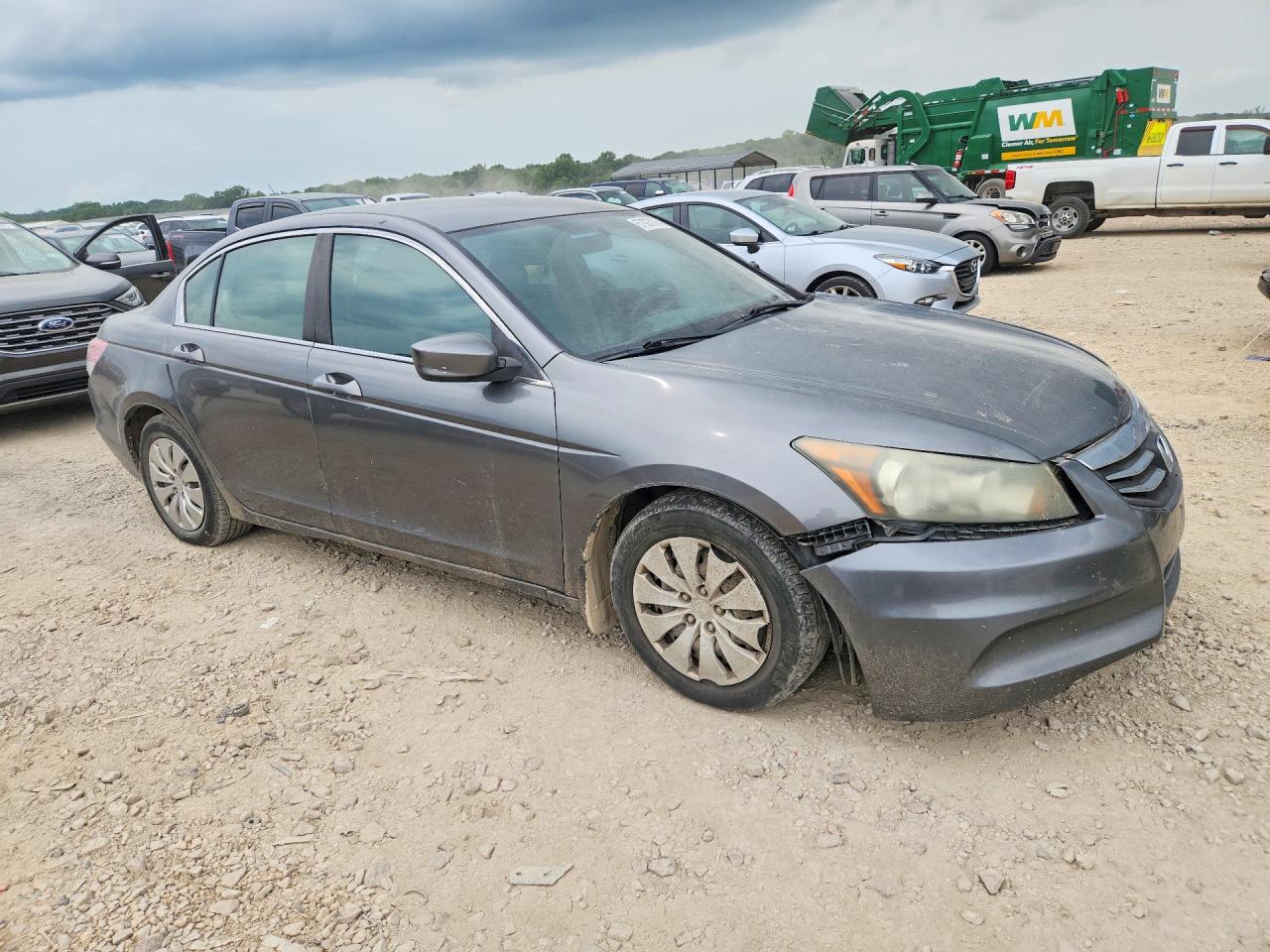 2011 Honda Accord Lx Gray vin: 1HGCP2F35BA063115