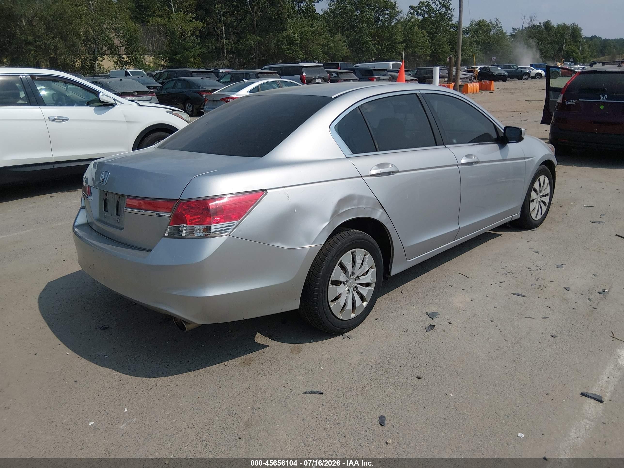 2011 Honda Accord 2.4 Lx Silver vin: 1HGCP2F35BA085616