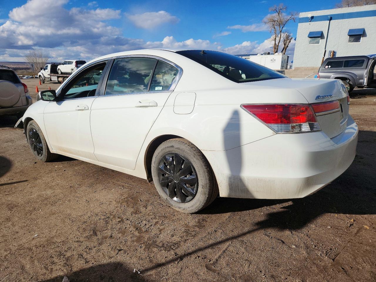 2011 Honda Accord Lx White vin: 1HGCP2F35BA091643
