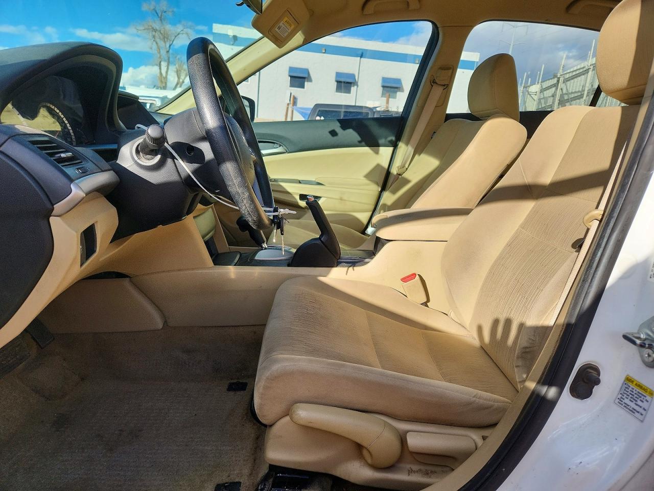 2011 Honda Accord Lx White vin: 1HGCP2F35BA091643