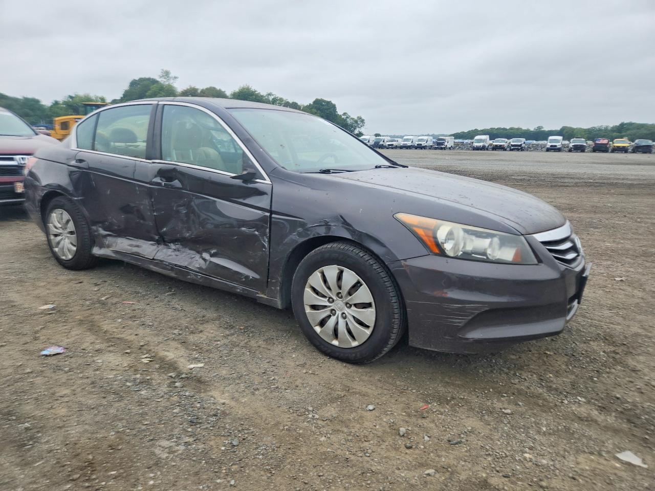 2011 Honda Accord Lx Gray vin: 1HGCP2F35BA097572