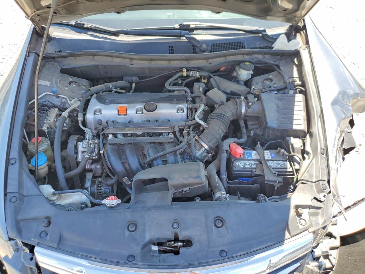 2011 Honda Accord Lx Gray vin: 1HGCP2F35BA112748