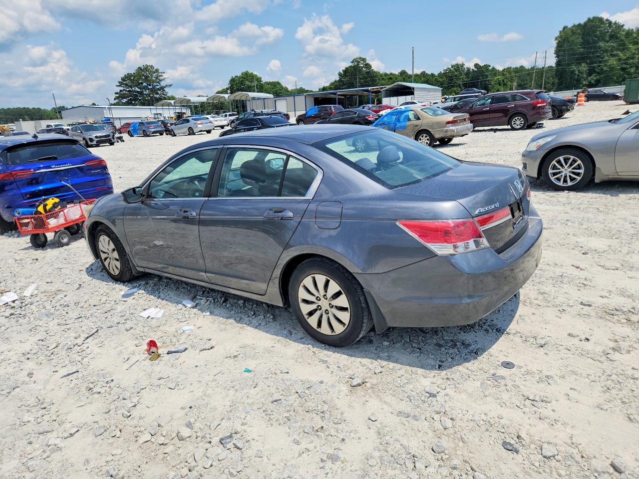 2011 Honda Accord Lx Gray vin: 1HGCP2F35BA114435