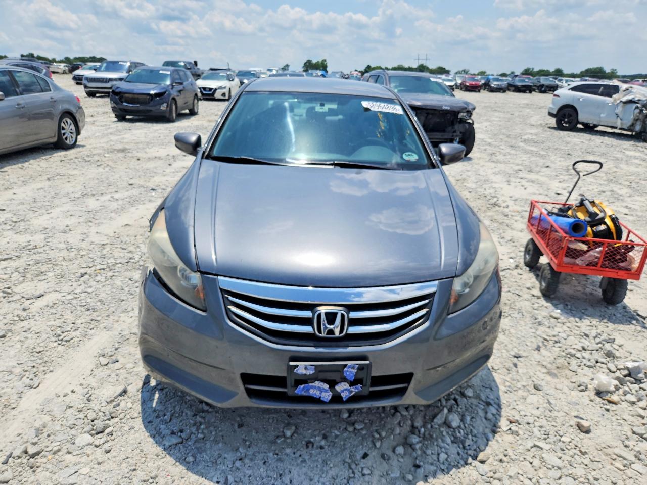 2011 Honda Accord Lx Gray vin: 1HGCP2F35BA114435
