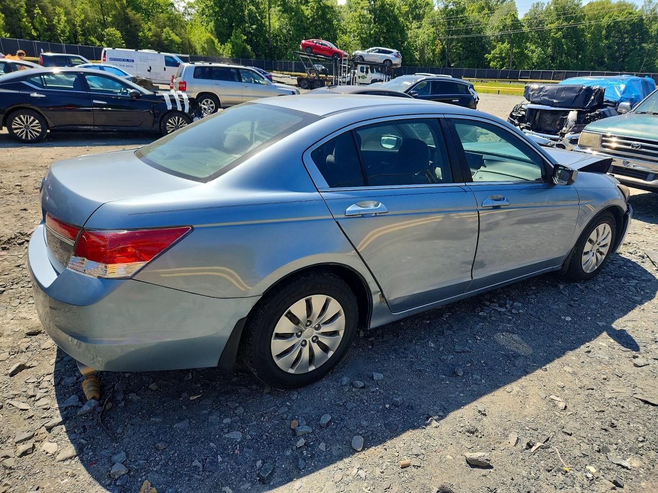 2011 Honda Accord Lx Blue vin: 1HGCP2F35BA147208