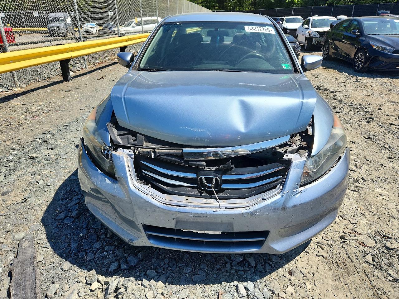 2011 Honda Accord Lx Blue vin: 1HGCP2F35BA147208
