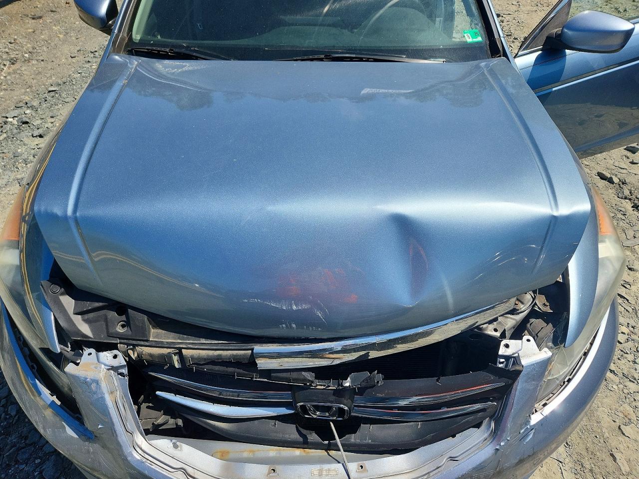 2011 Honda Accord Lx Blue vin: 1HGCP2F35BA147208