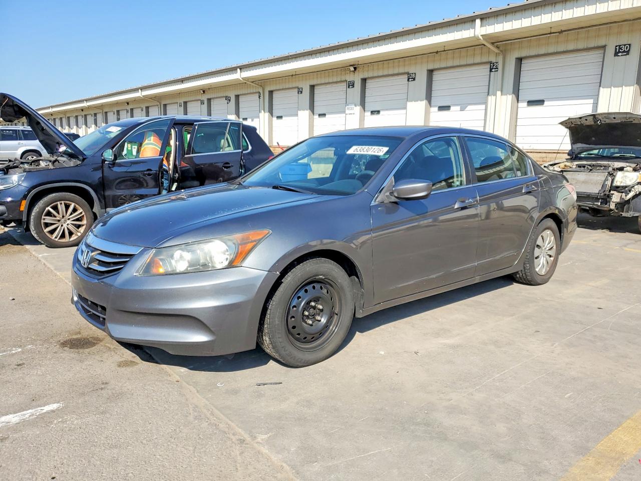 2012 Honda Accord Lx Gray vin: 1HGCP2F35CA013218