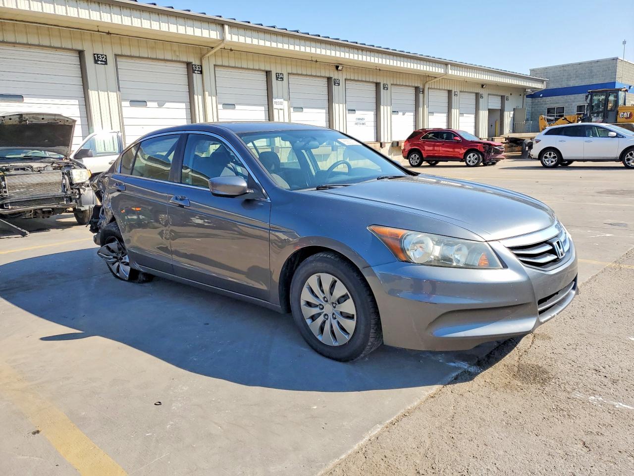 2012 Honda Accord Lx Gray vin: 1HGCP2F35CA013218