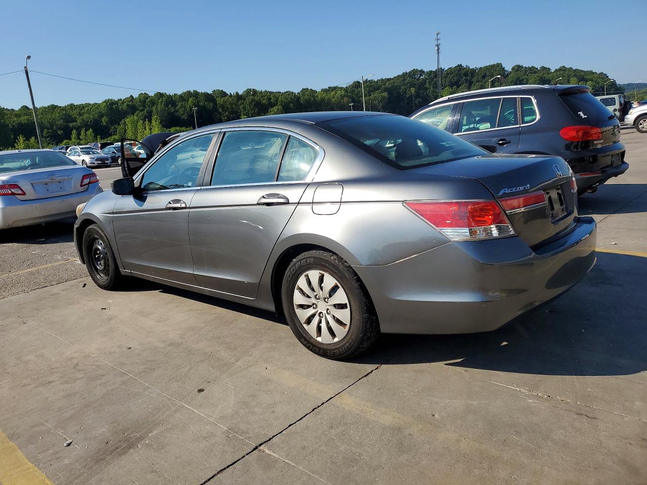 2012 Honda Accord Lx Gray vin: 1HGCP2F35CA013218