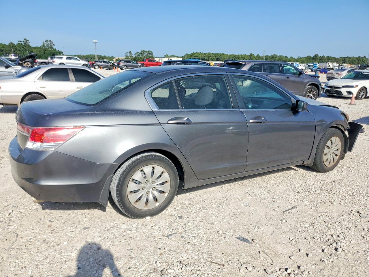 2012 Honda Accord Lx Gray vin: 1HGCP2F35CA037924