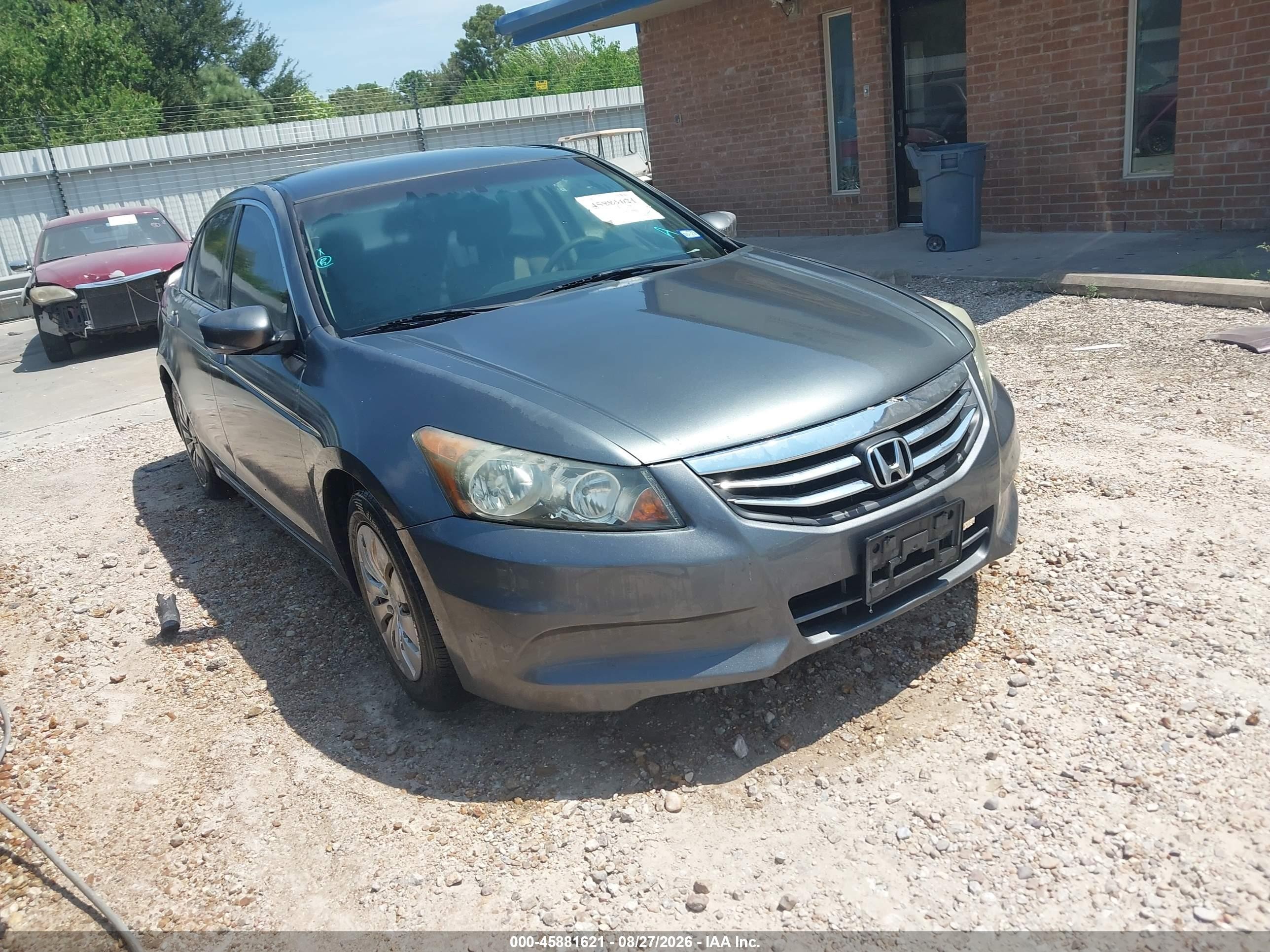 2012 Honda Accord 2.4 Lx Gray vin: 1HGCP2F35CA062192