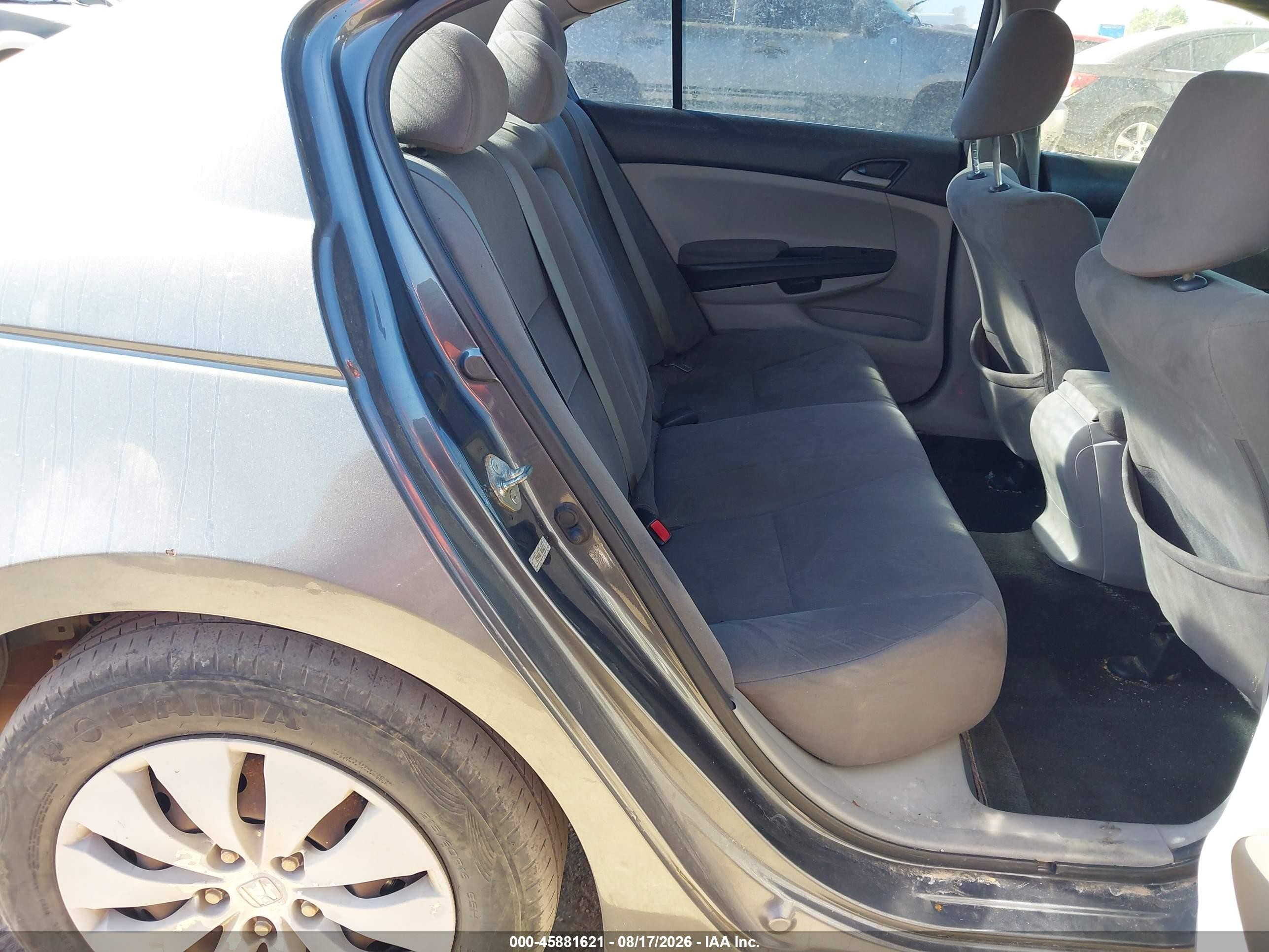 2012 Honda Accord 2.4 Lx Gray vin: 1HGCP2F35CA062192