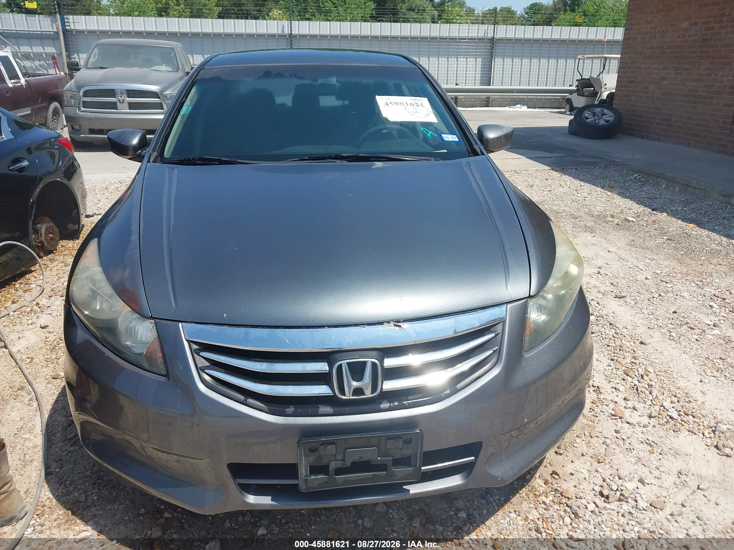 2012 Honda Accord 2.4 Lx Gray vin: 1HGCP2F35CA062192