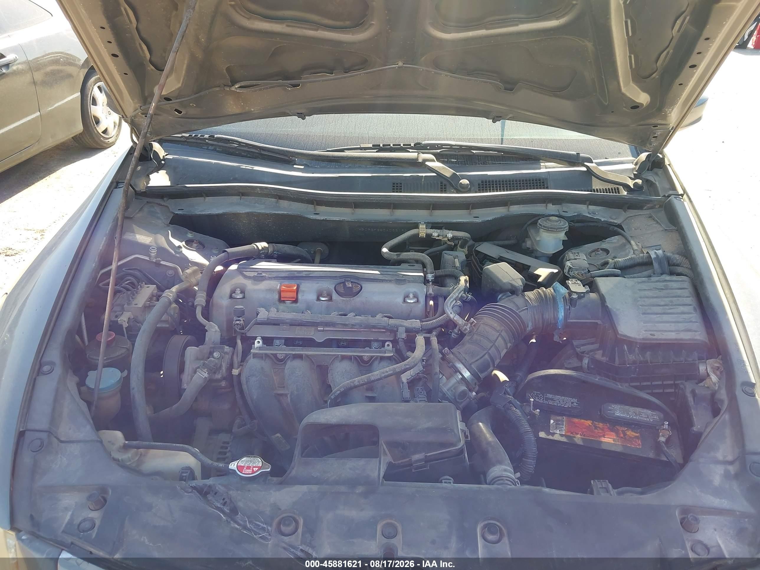2012 Honda Accord 2.4 Lx Gray vin: 1HGCP2F35CA062192
