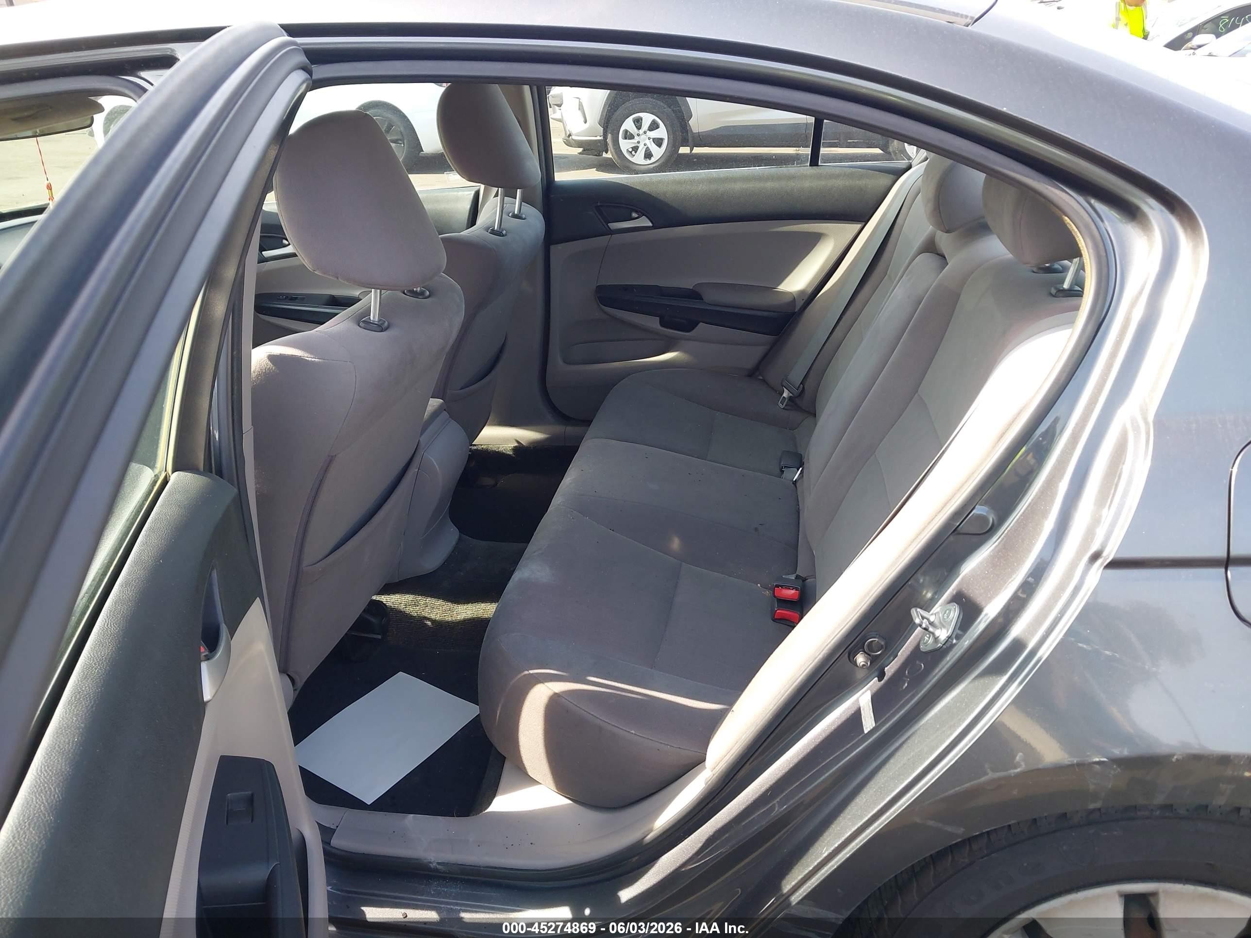 2012 Honda Accord 2.4 Lx Gray vin: 1HGCP2F35CA079302