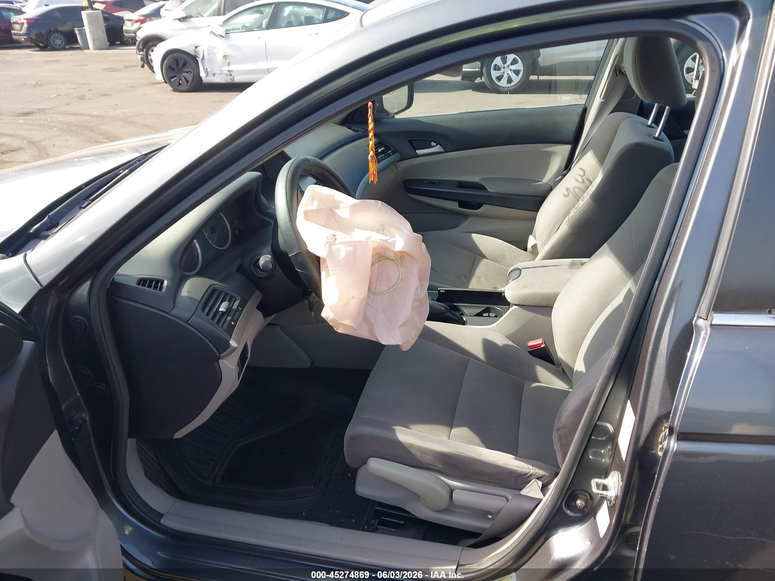 2012 Honda Accord 2.4 Lx Gray vin: 1HGCP2F35CA079302