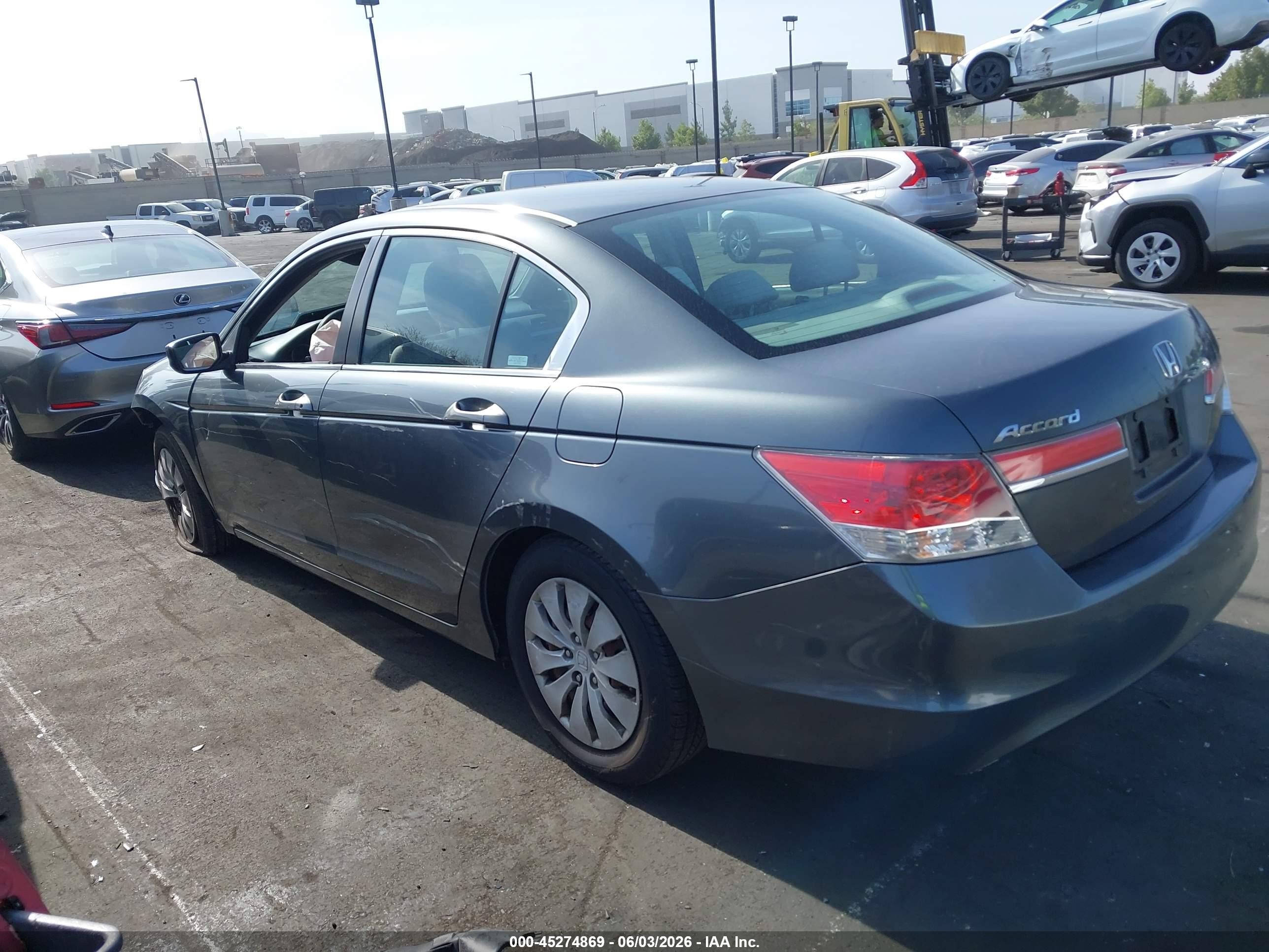 2012 Honda Accord 2.4 Lx Gray vin: 1HGCP2F35CA079302