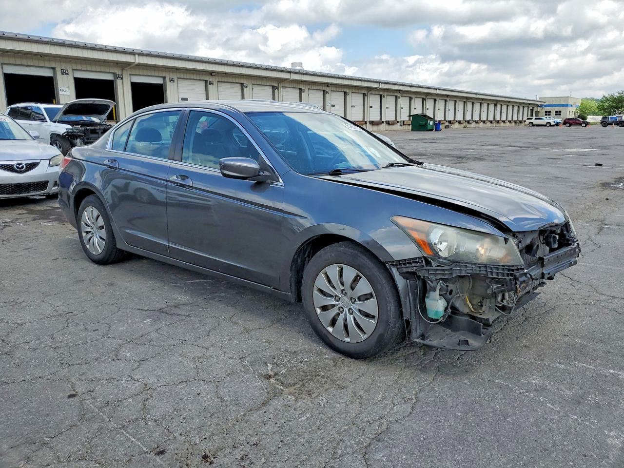 2012 Honda Accord Lx Gray vin: 1HGCP2F35CA122116