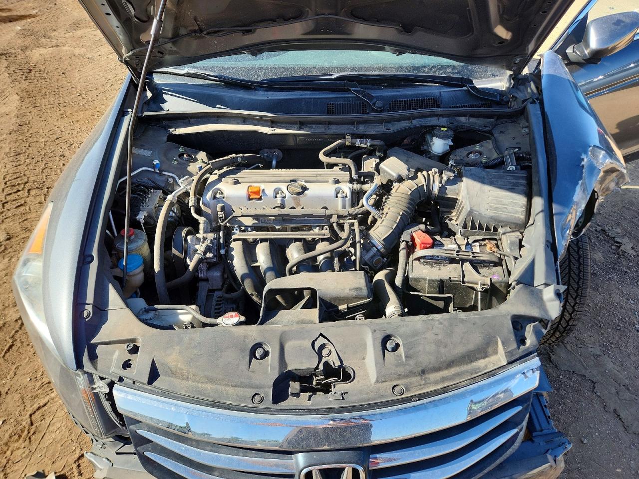 2012 Honda Accord Lx Gray vin: 1HGCP2F35CA128448