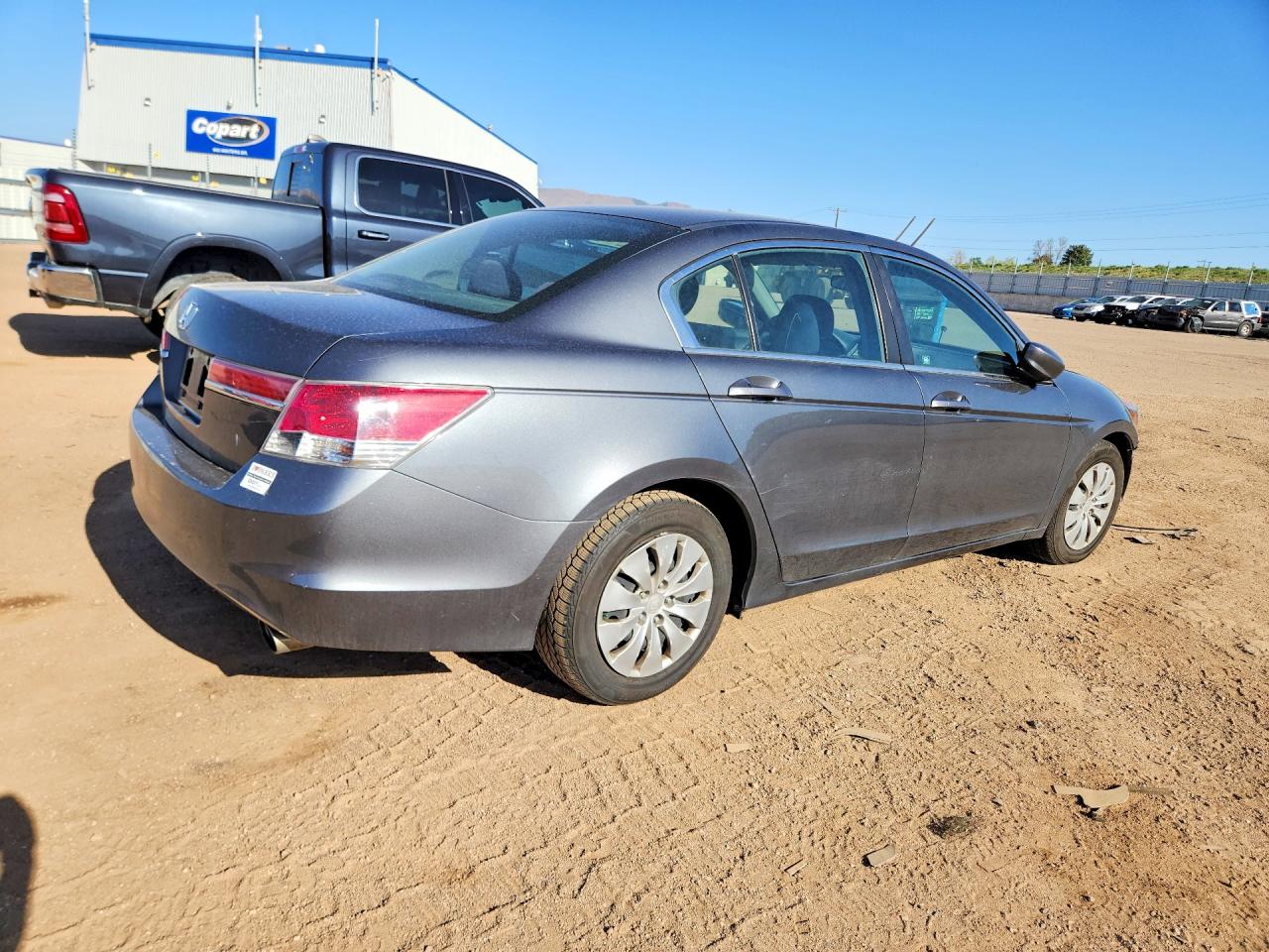 2012 Honda Accord Lx Gray vin: 1HGCP2F35CA128448