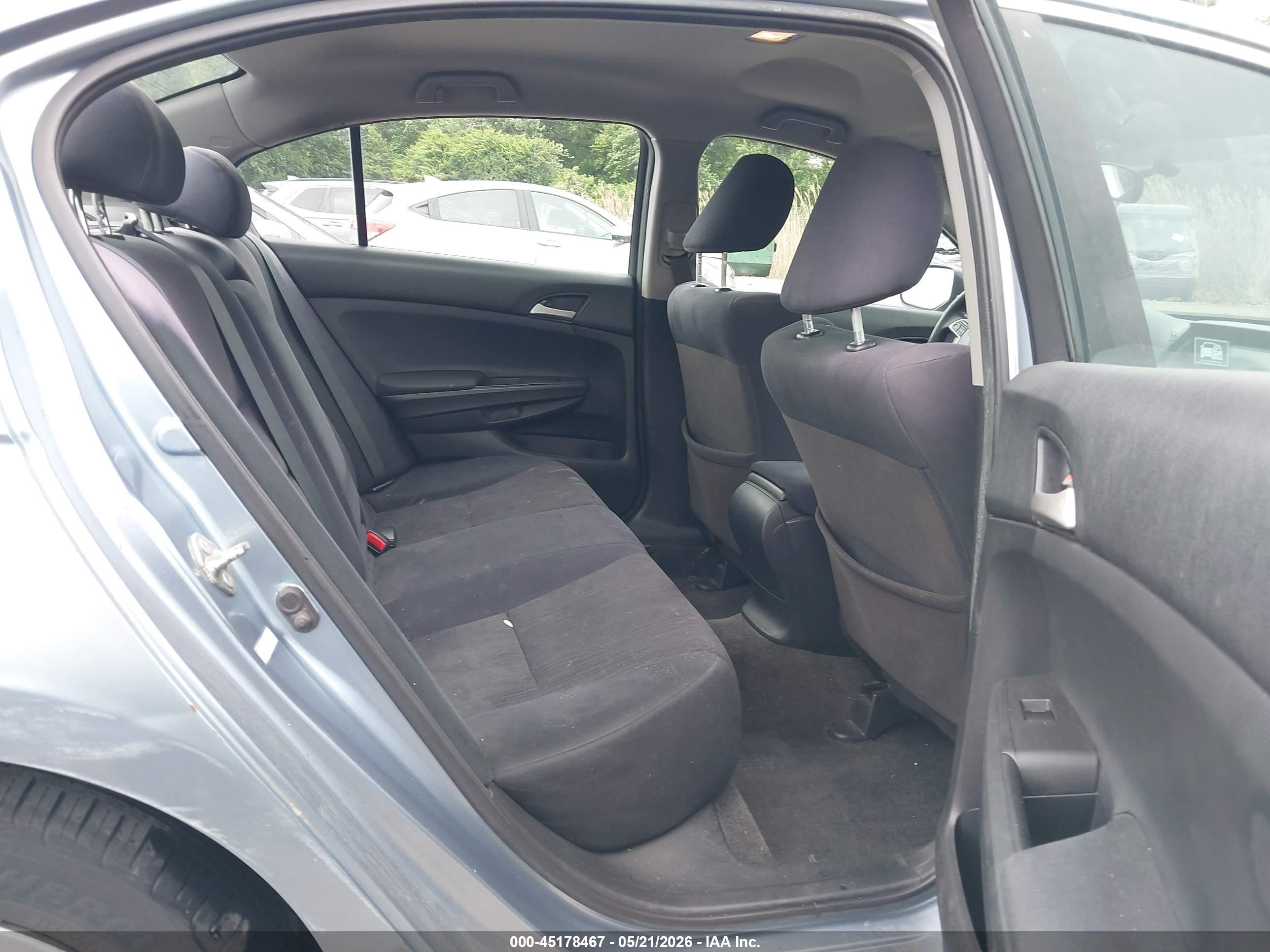 2012 Honda Accord 2.4 Lx Blue vin: 1HGCP2F35CA129373