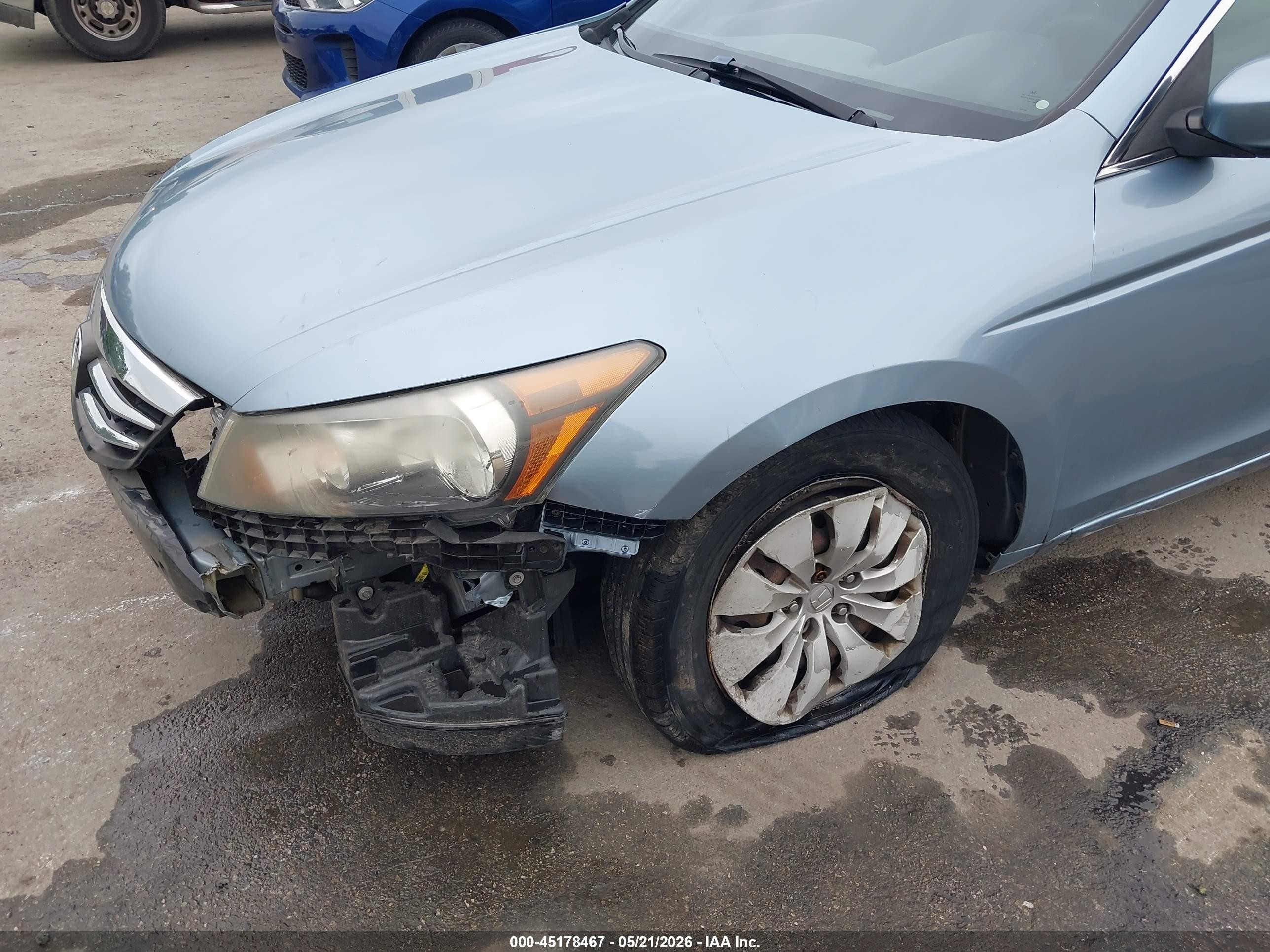 2012 Honda Accord 2.4 Lx Blue vin: 1HGCP2F35CA129373