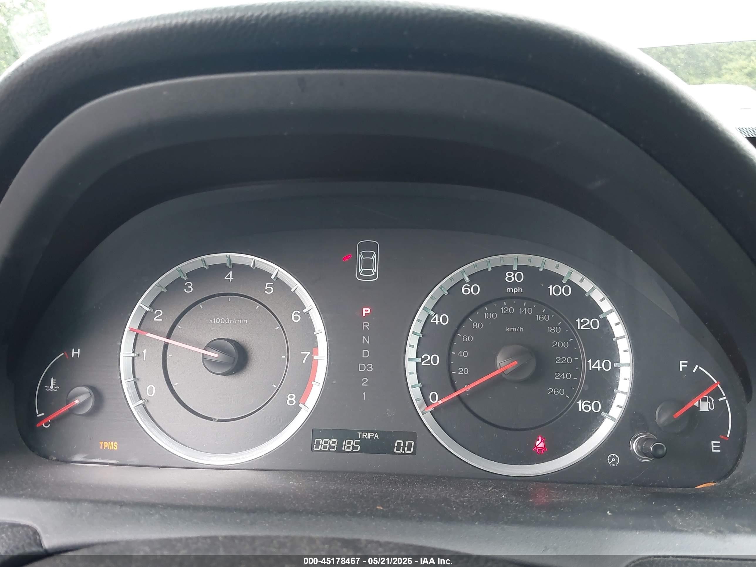 2012 Honda Accord 2.4 Lx Blue vin: 1HGCP2F35CA129373