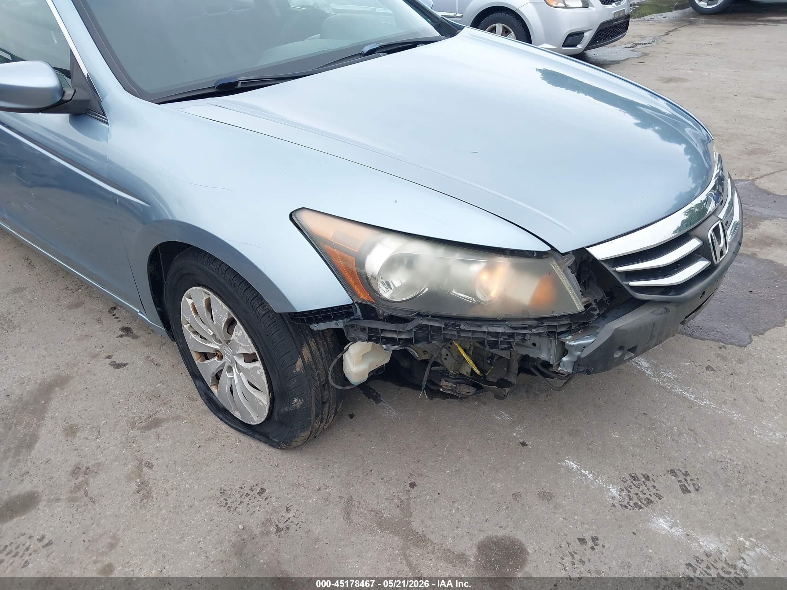 2012 Honda Accord 2.4 Lx Blue vin: 1HGCP2F35CA129373