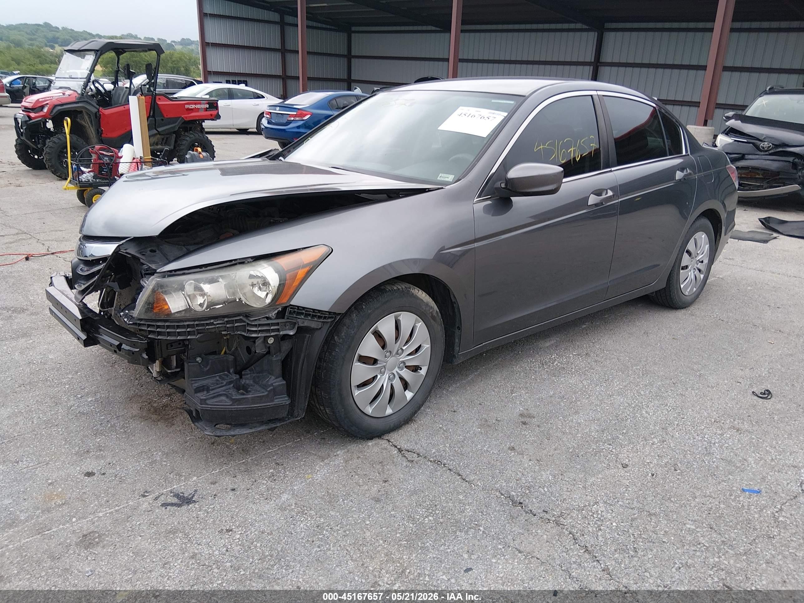 2012 Honda Accord 2.4 Lx Серый vin: 1HGCP2F35CA135268