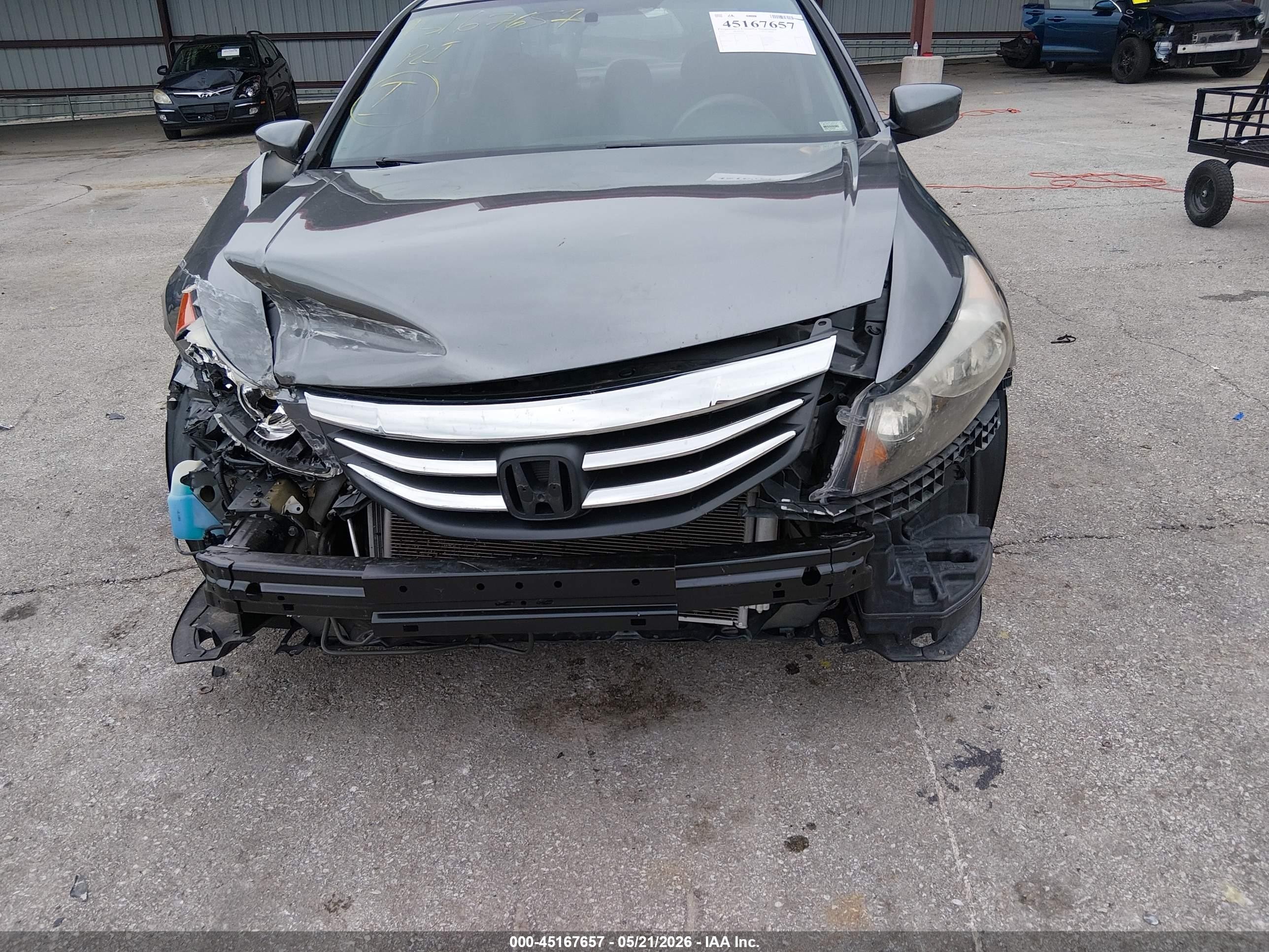2012 Honda Accord 2.4 Lx Серый vin: 1HGCP2F35CA135268