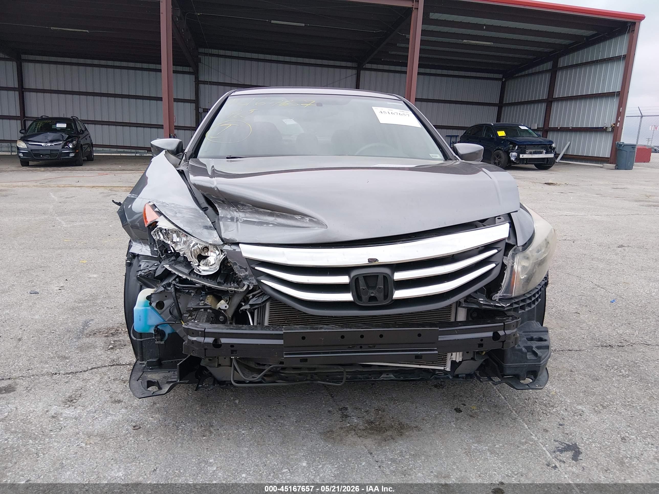 2012 Honda Accord 2.4 Lx Серый vin: 1HGCP2F35CA135268