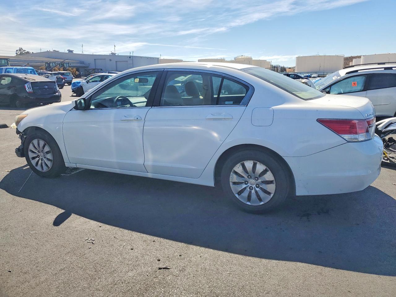 2012 Honda Accord Lx White vin: 1HGCP2F35CA139112