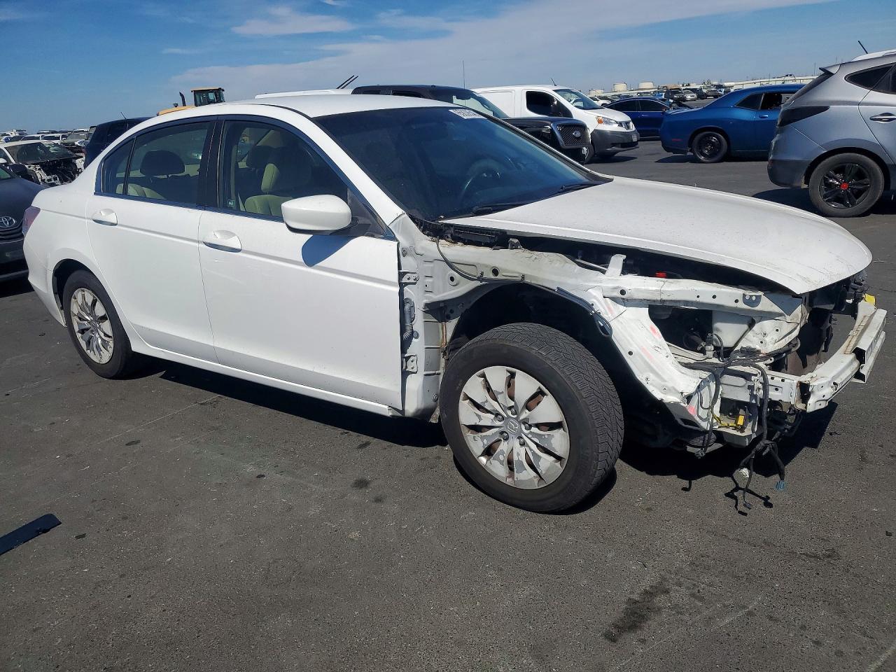 2012 Honda Accord Lx White vin: 1HGCP2F35CA139112