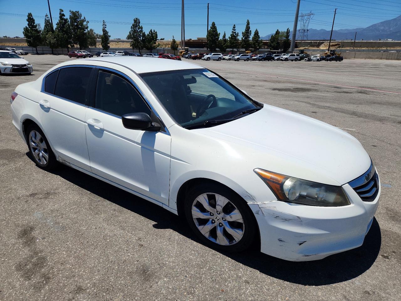 2012 Honda Accord Lx White vin: 1HGCP2F35CA149882