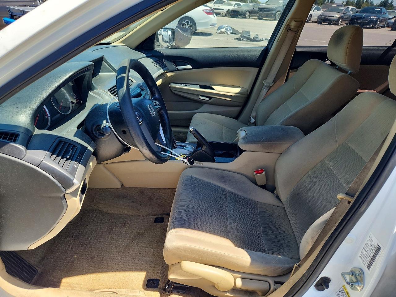 2012 Honda Accord Lx White vin: 1HGCP2F35CA149882