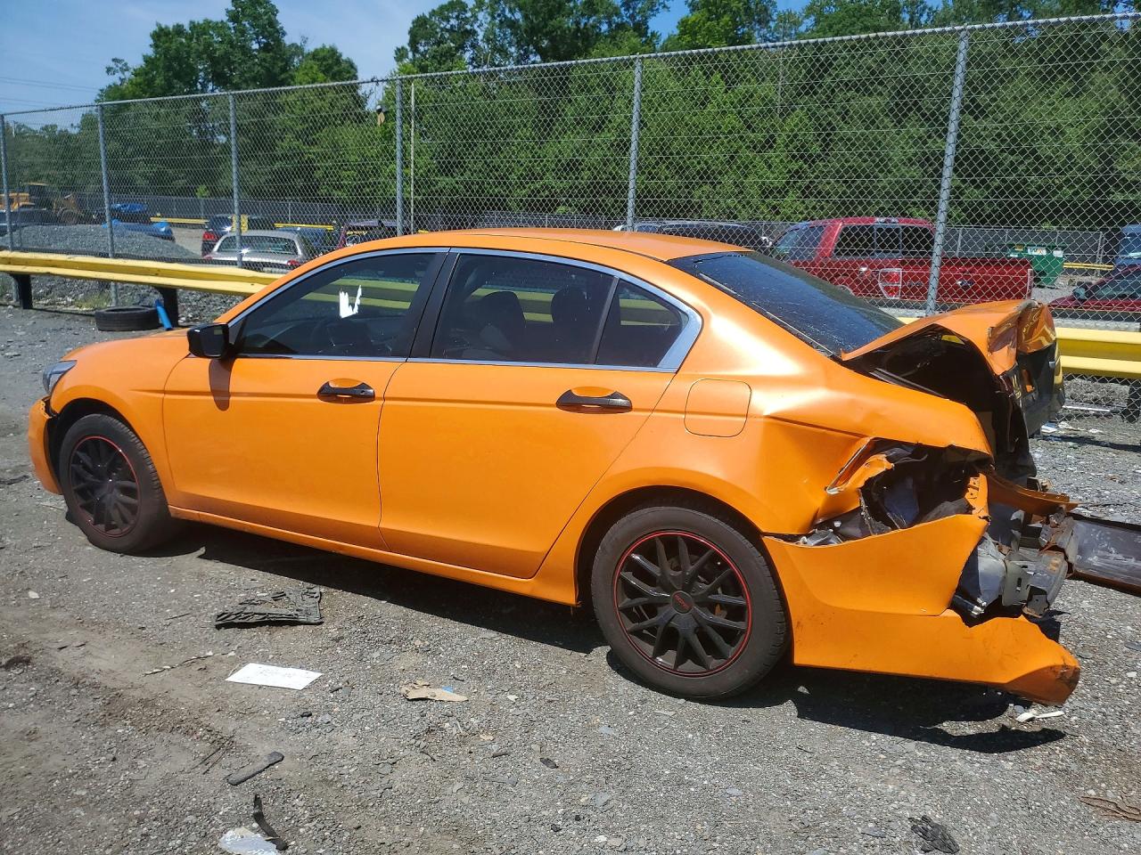 2012 Honda Accord Lx Orange vin: 1HGCP2F35CA167900